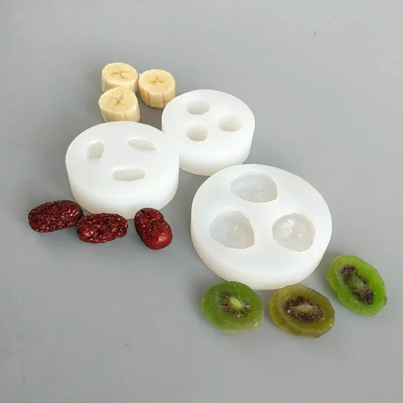 Dried Fruit Mix - 3d силиконовые формы для фруктов, ломтики