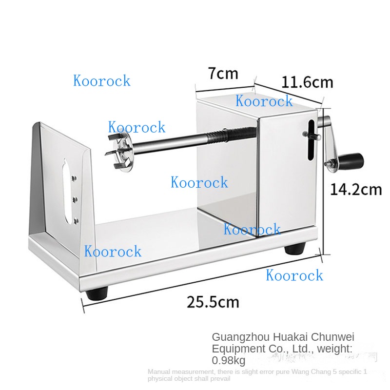 Профессиональная ручная спирал – обзор и цена Street Food Snacks
