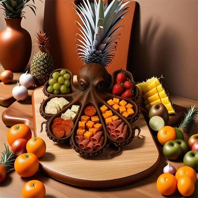 Деревянный сервировочный подно – обзор и цена Food Platter Snacks