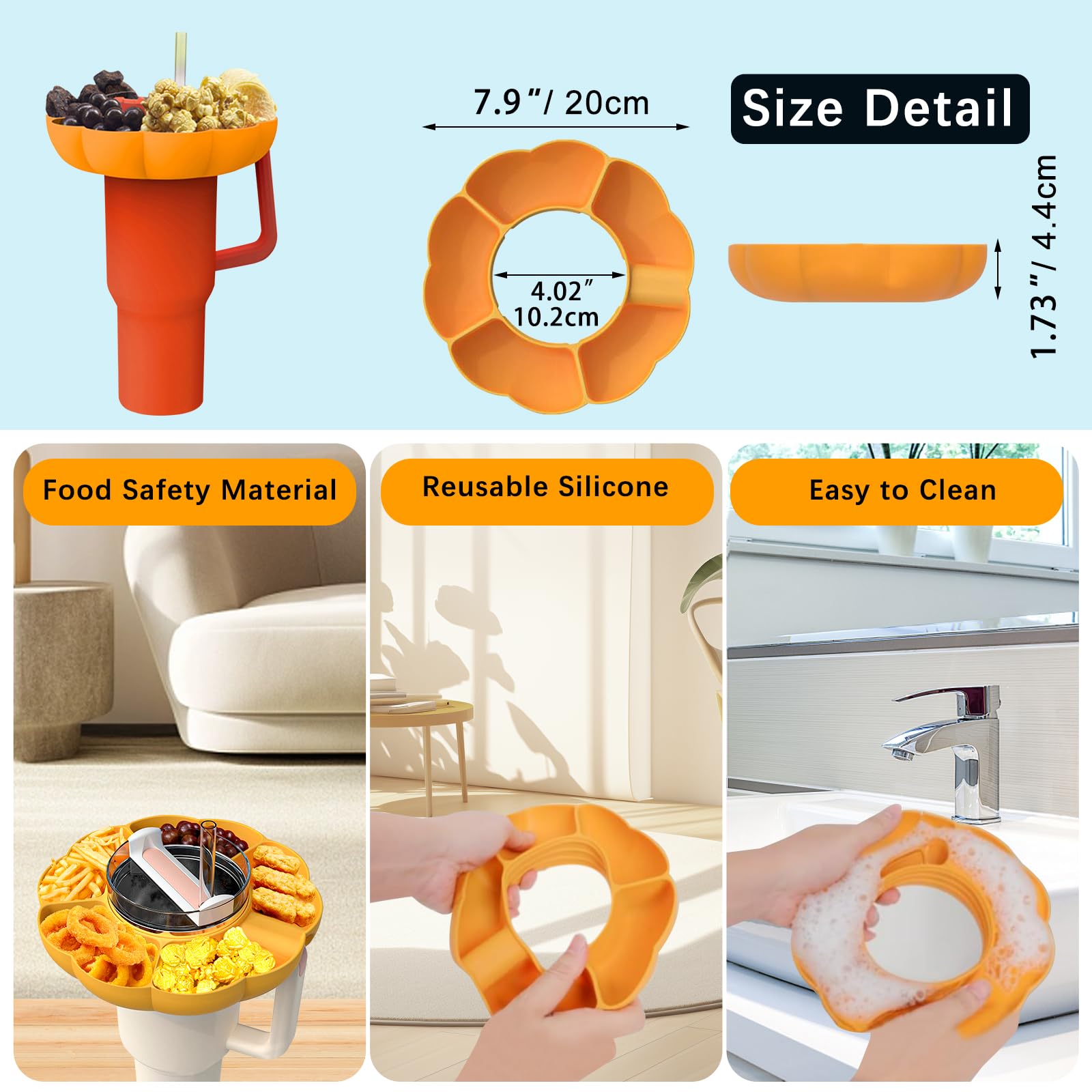 Многоразовые силиконовые подст – обзор и цена Food Platter Snacks